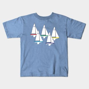 US 2.4 Meter Racing Sailboats Racing Kids T-Shirt